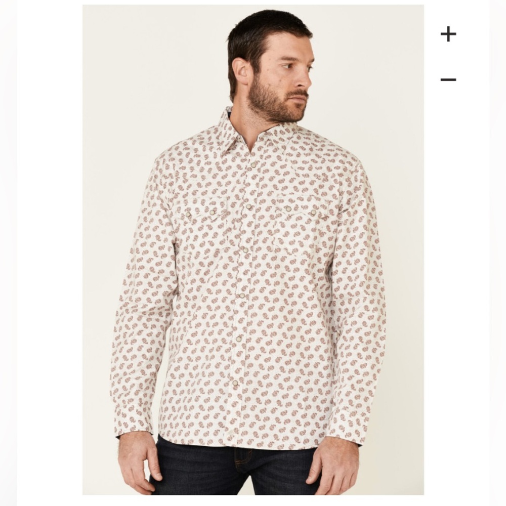 Moonshine‎  spirit Pearl snap Spirit Micro Paisley
Western long sleeve